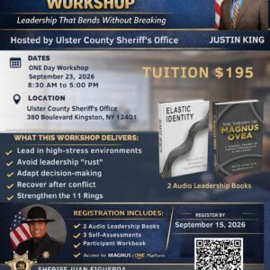 Elastic Leadership One-Day Workshop Ulster County Sheriff's Office  September 23, 2026